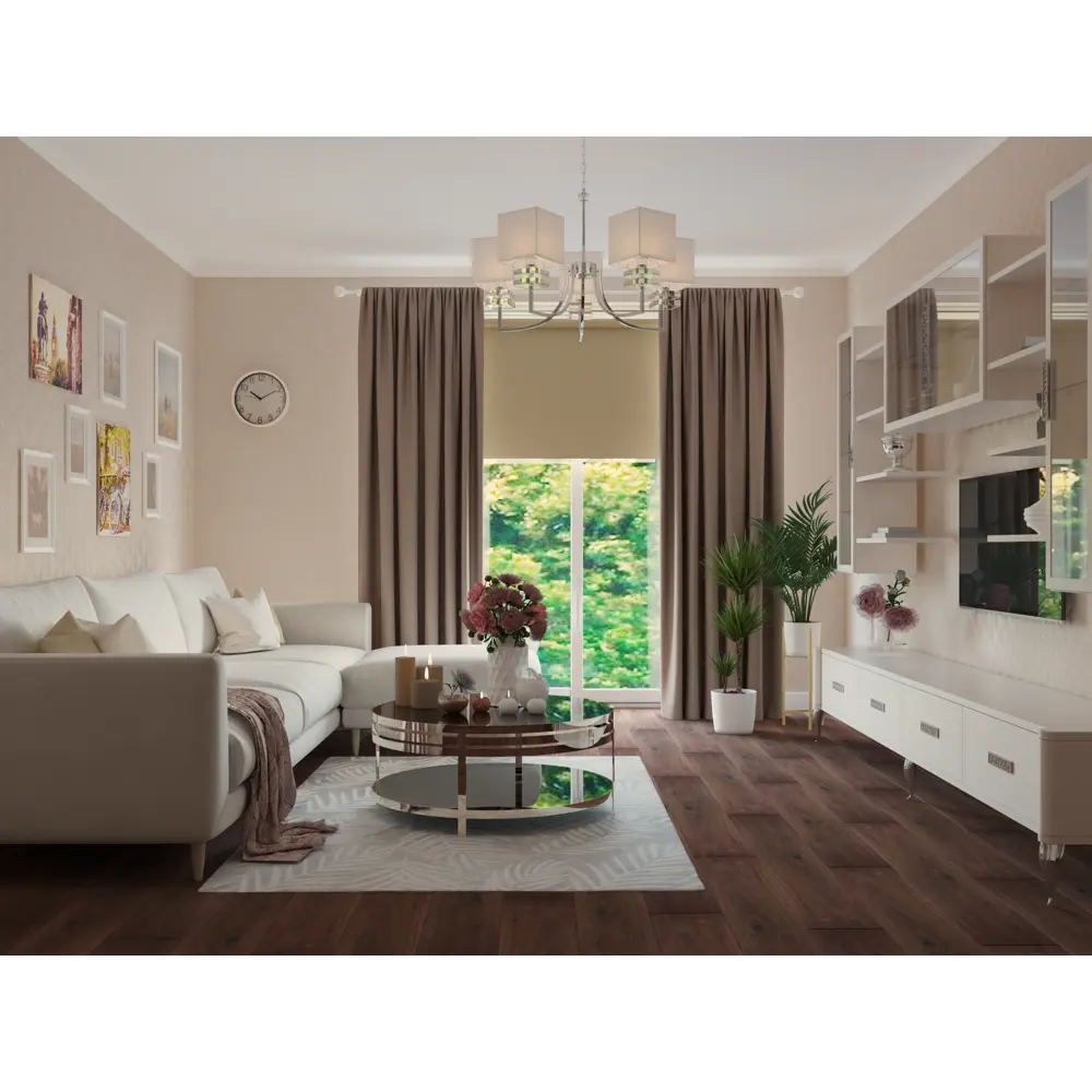 Штора на ленте со скрытыми петлями Inspire Looks 200х260 см цвет бежевый 18614123 STLM-2173484  - Вид №7