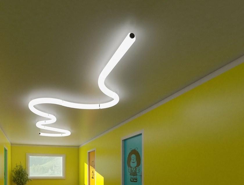 Martinelli Luce Светодиодный подвесной светильник из полиэтилена Mamba sun-id-1493158 - Вид №6