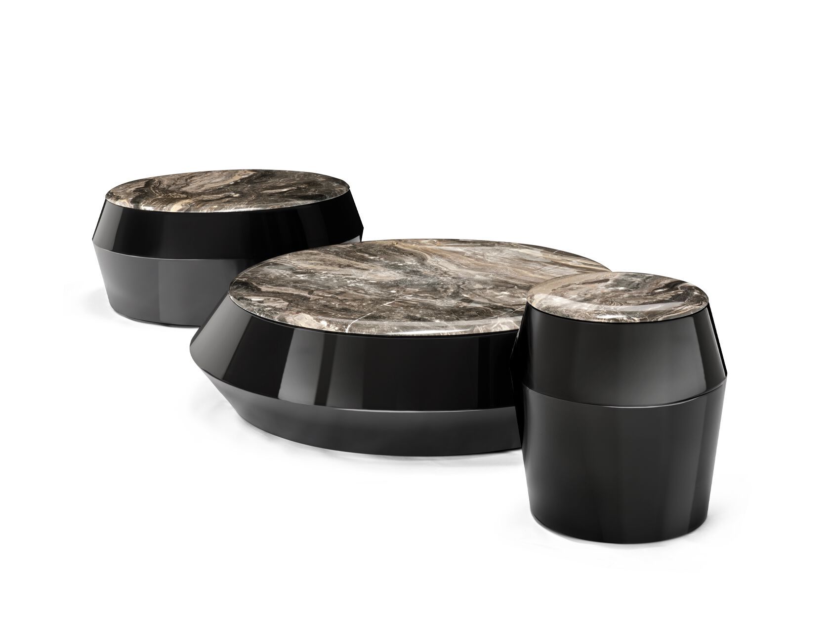 Мраморный круглый журнальный столик Arketipo UFO ARCH-00047771 - Вид №2