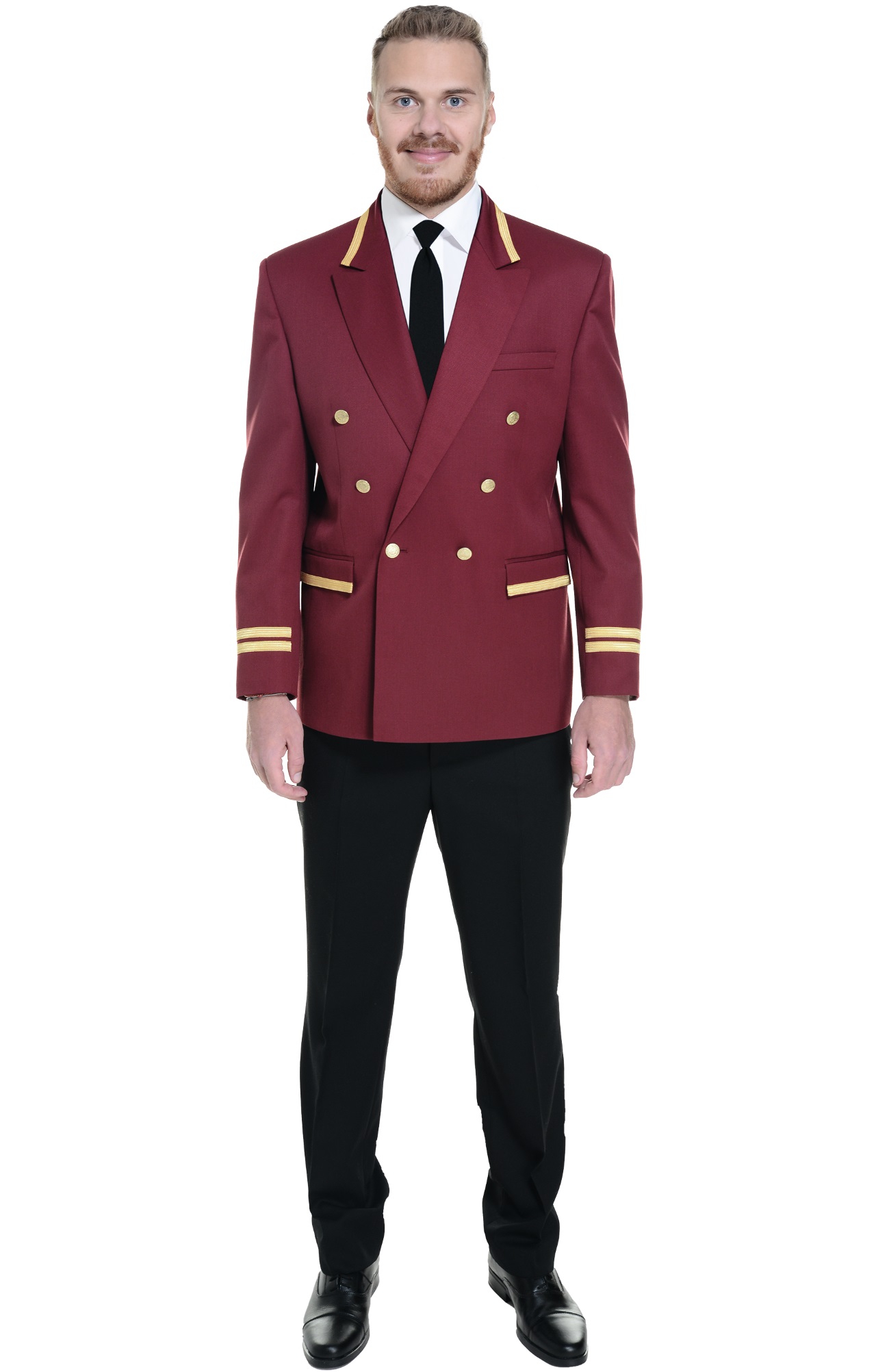 69781 Пиджак двубортный  Швейцар bordeaux El-Risto  Бренд "El-Risto" (Эль Ристо), каталог товаров размер 46/182  - Вид №3