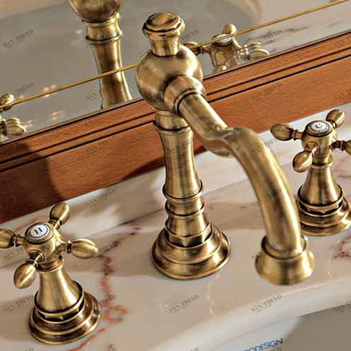 Смеситель для раковины на 3 отв. SBLV-AA-xx Eurodesign Star SBLVAAXX