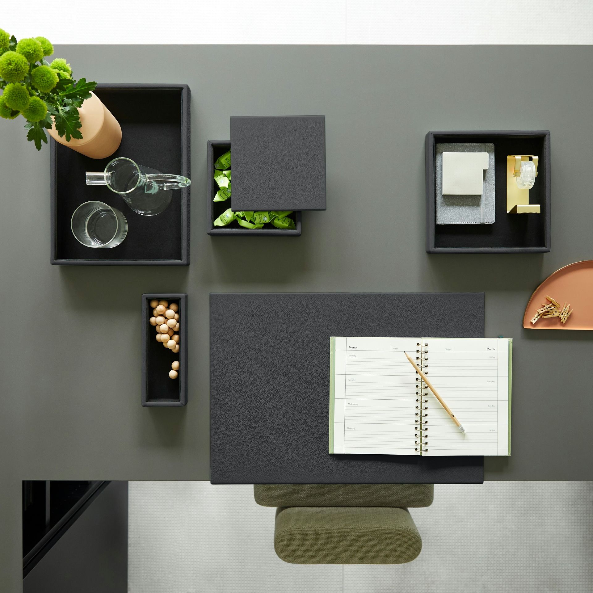 Кожаный лоток для документов EGLOOH Афина ARCH-00007159 - Вид №37