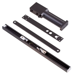 Доводчик для двери 80 кг сталь цвет черный