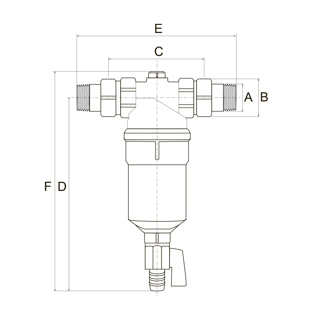 810506 Фильтры прямой промывки Tece  - Вид №1