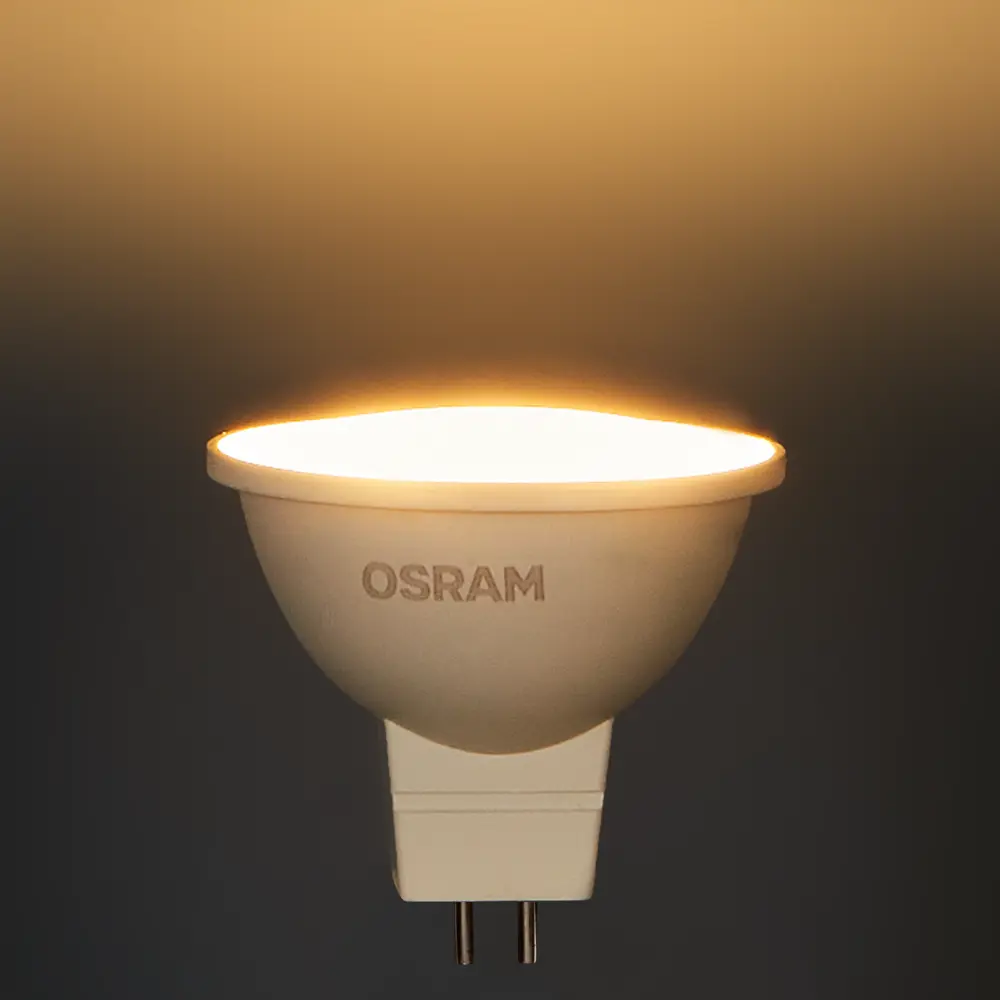 Лампа светодиодная Osram GU5.3 220-240 В 5 Вт спот матовая 400 лм тёплый белый свет 83161322 STLM-2022139  - Вид №2