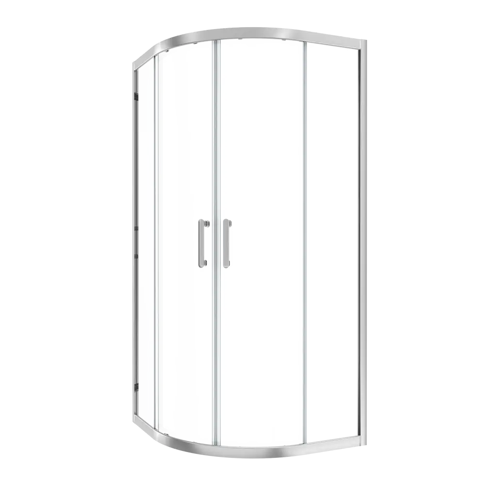 Комплект стекол для душевой ширмы Sensea Easy 1/4 круга 100x100 см прозрачное, цвет профиля на выбор 88103638 STLM-2072850 - Вид №3