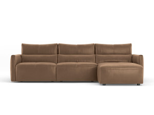 3-местный кожаный диван с откидывающейся спинкой