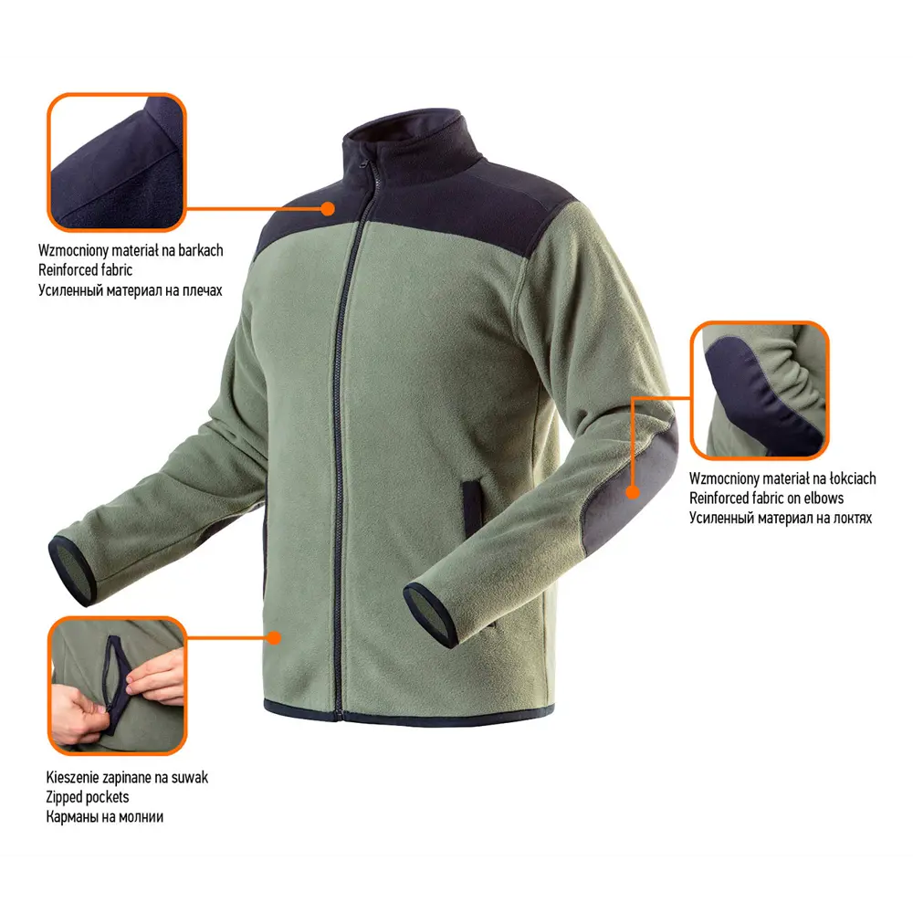 Толстовка флисовая Neo Camo цвет оливковый размер M/50 рост 170-176 см Neò STLM-2162060 - Вид №8