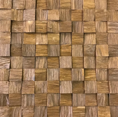 Мозаика и 3D панели из дерева Tarsi 3D 3d Колотый Коньяк 1.0.7.1 Дуб Селект 3д (мозаика панели), рельефная (3Д (мозаика панели), Рельефная) 300х300 мм 1401100064 - Вид №1
