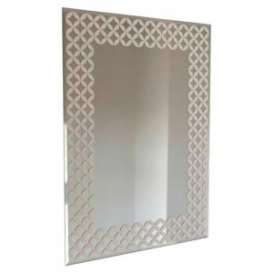 Зеркало прямоугольное с белым принтом "Колди-1" GRAUM ДИЗАЙНЕРСКИЕ 304134 Зеркальный