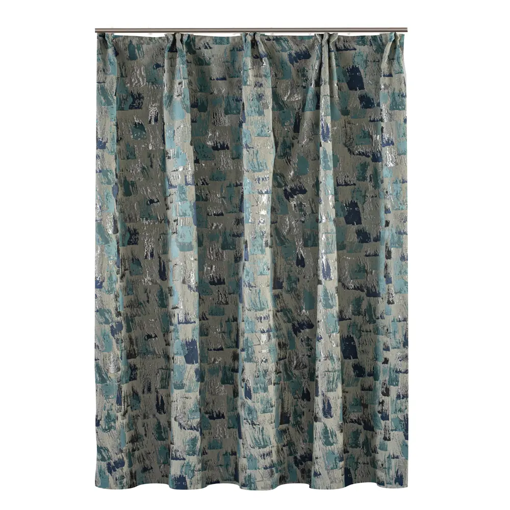 Штора на ленте Inspire Voi 140x260 см цвет серо-голубой 88311233 STLM-2033054 