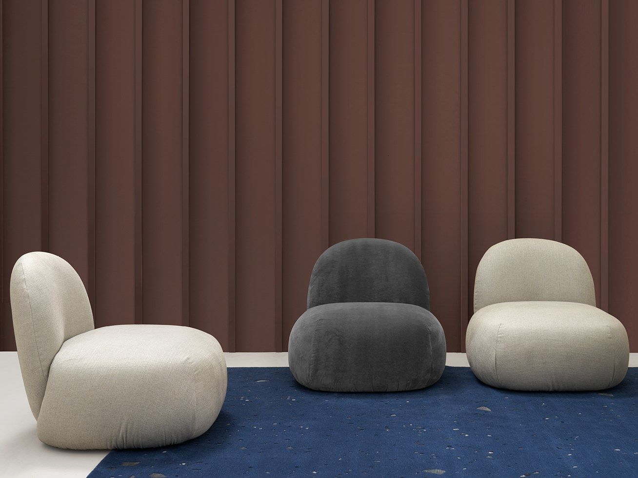 Тканевое вращающееся кресло Quinti Sedute Холм ARCH-00038265 - Вид №4