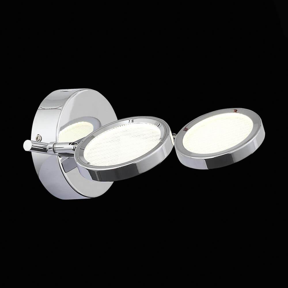 Спот настенный светодиодный на 2 лампы хром Gruppo SL576.101.02 ST LUCE GRUPPO 00-3926358 Хром  - Вид №1