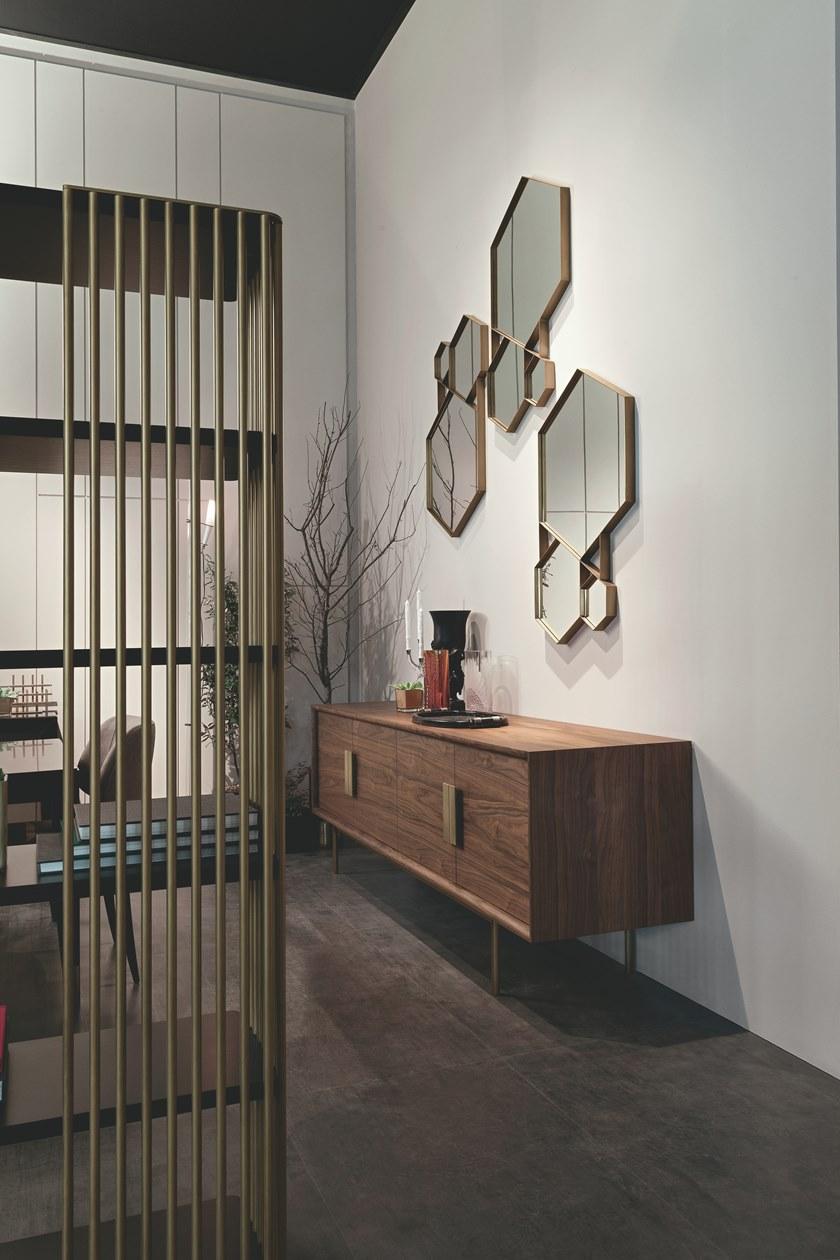 SELVA Открытый двусторонний книжный шкаф из дерева и металла  8088  - Вид №2