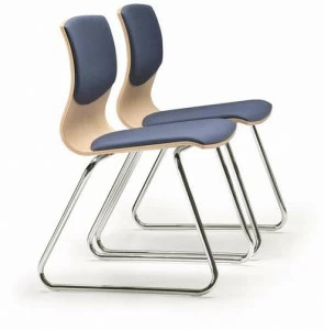 TALIN Санный стул с обивкой из ткани Webwood