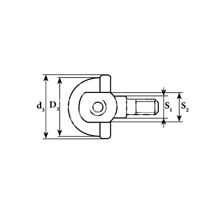 IS2540 Шарнирный наконечник SQ5CRS ISKRA  - Вид №2