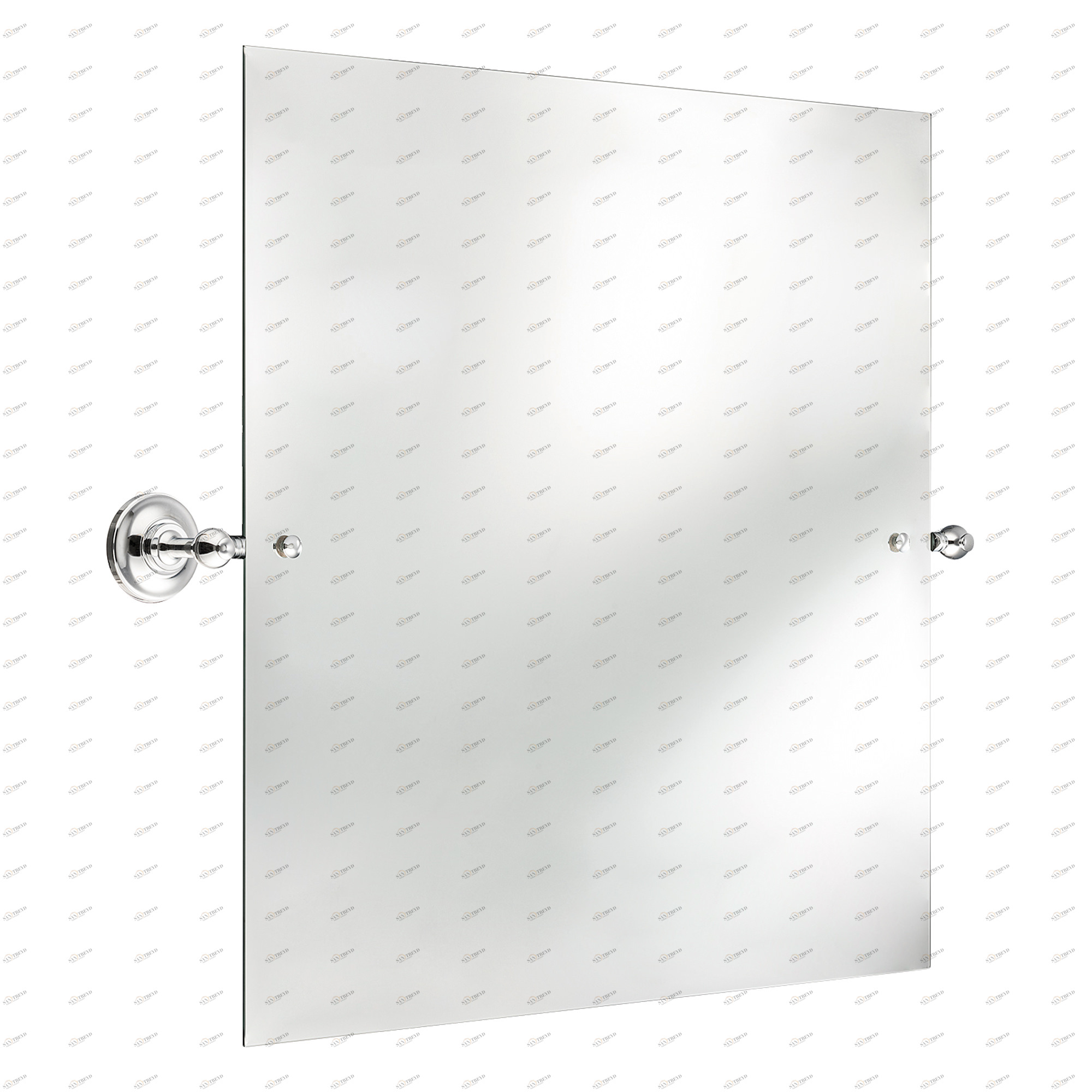 Traditional bathrooms Зеркало квадратное Tb686.nk Стекло / латунь / фарфор 