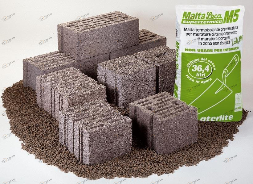 LecaSistemi Легкий бетонный блок Lecablocco c.a.m sun-id-1407620