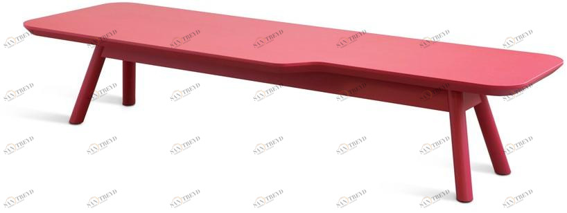 TrabA' Стол сервисный низкий прямоугольный Aky 00111