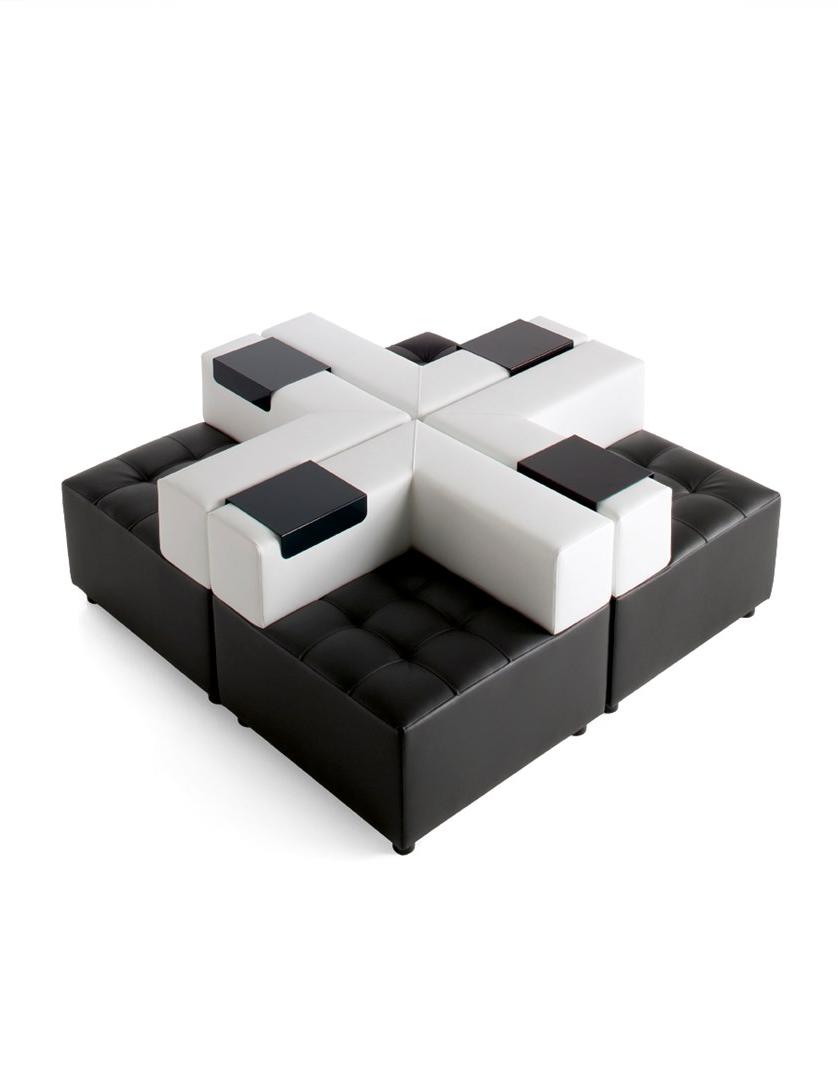 Kastel Стеганое кожаное кресло Kuadra sun-id-1398320 - Вид №1