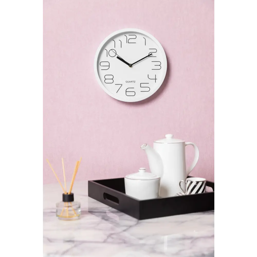 Часы настенные «Элегант» пластик D25.7 см цвет белый Santreyd STLM-2003981 - Вид №2