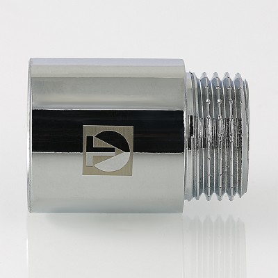 VTr.198.C.0440 Фитинг резьбовой – удлинитель хромированный Valtec 1/2" х 40 мм  - Вид №8