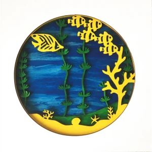 Набор для творчества Раскраска Аквариум 18x18 см дерево