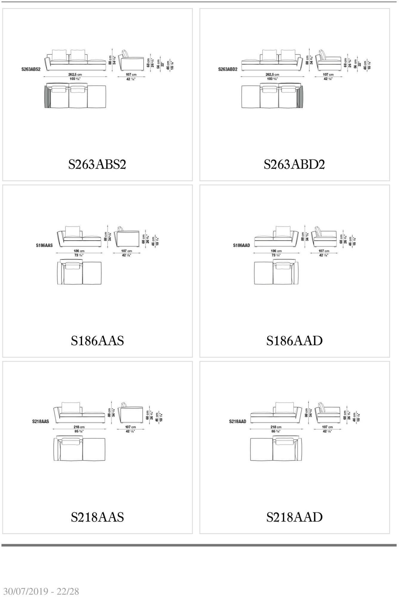 Maxalto Модульный тканевый диван с шезлонгом Solatium sun-id-1479911 - Вид №23