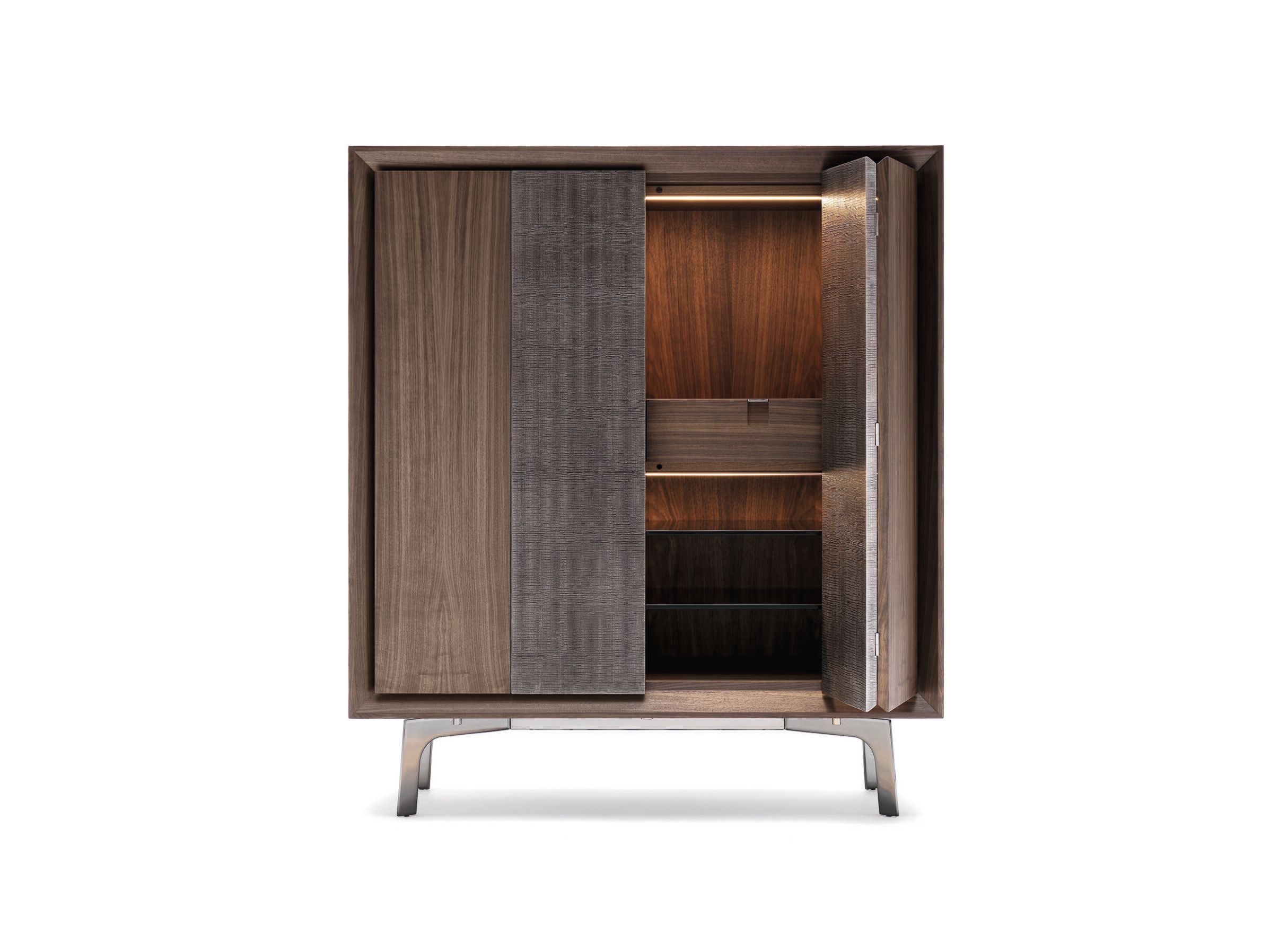 Сервант из ореха Каналетто с распашными дверцами CEPPI Evergreen ARCH-00045302