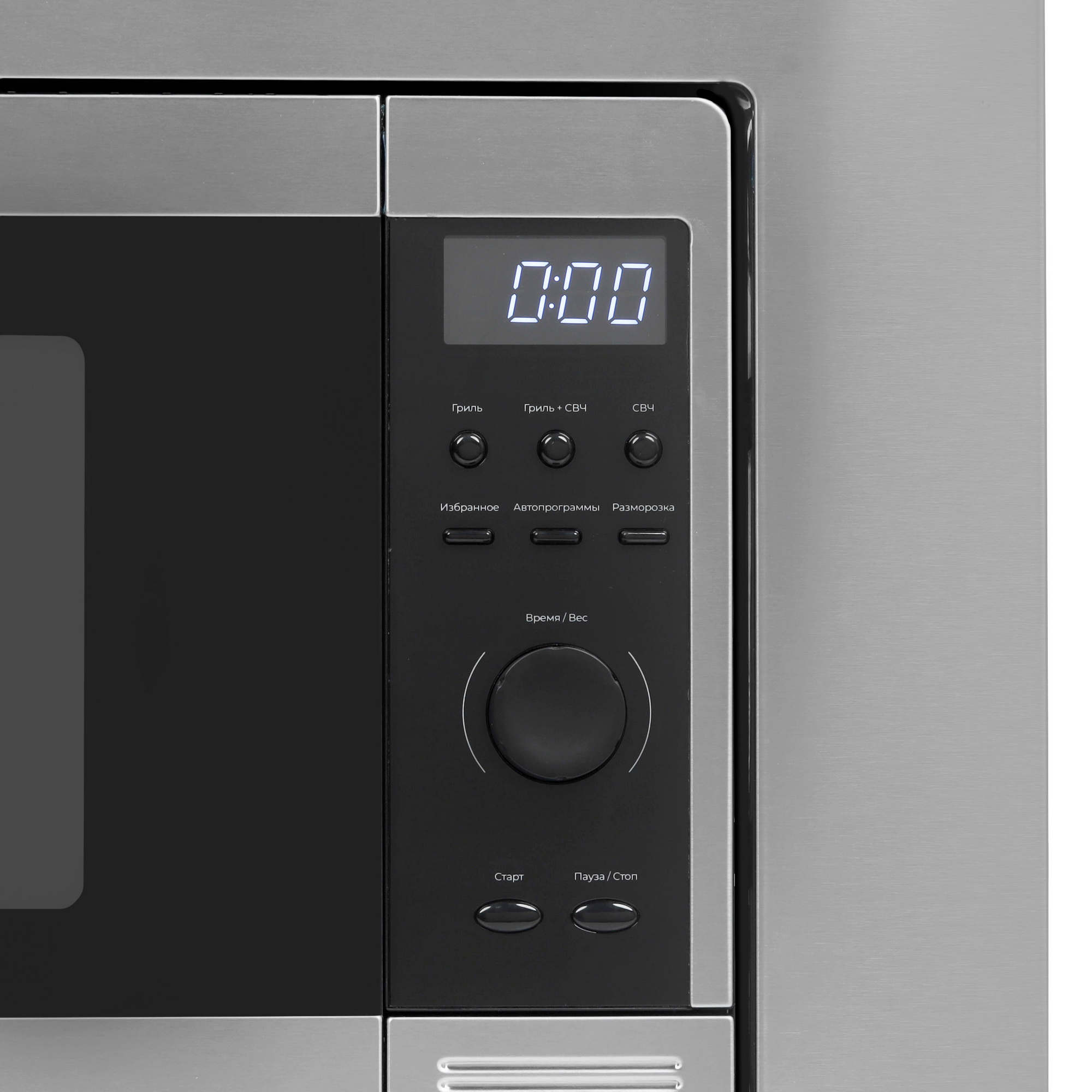 9141212 Встраиваемая микроволновая печь DEXP BM20-F02I серебристый STDN-0087708 - Вид №3