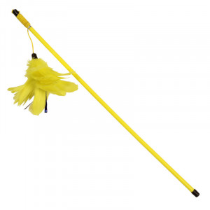 ПР0056963 Удочка-дразнилка Жёлтые перья, 100/500мм TRIOL