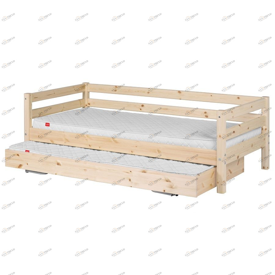 Кровать Flexa Classic с выдвижным спальным местом, лакированная, 200 см 9010172101