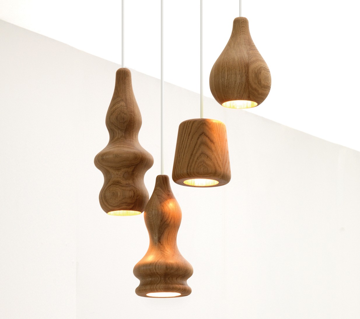 Ex.T Blub 3 Подвесной светильник из натурального дуба EXBLUB3 - Вид №1