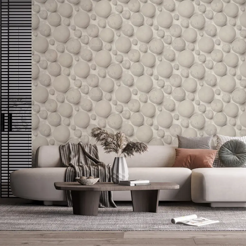 Обои флизелиновые Аспект Ру Титан бежевые 1.06 м 70347-12 STLM-2194788 - Вид №2