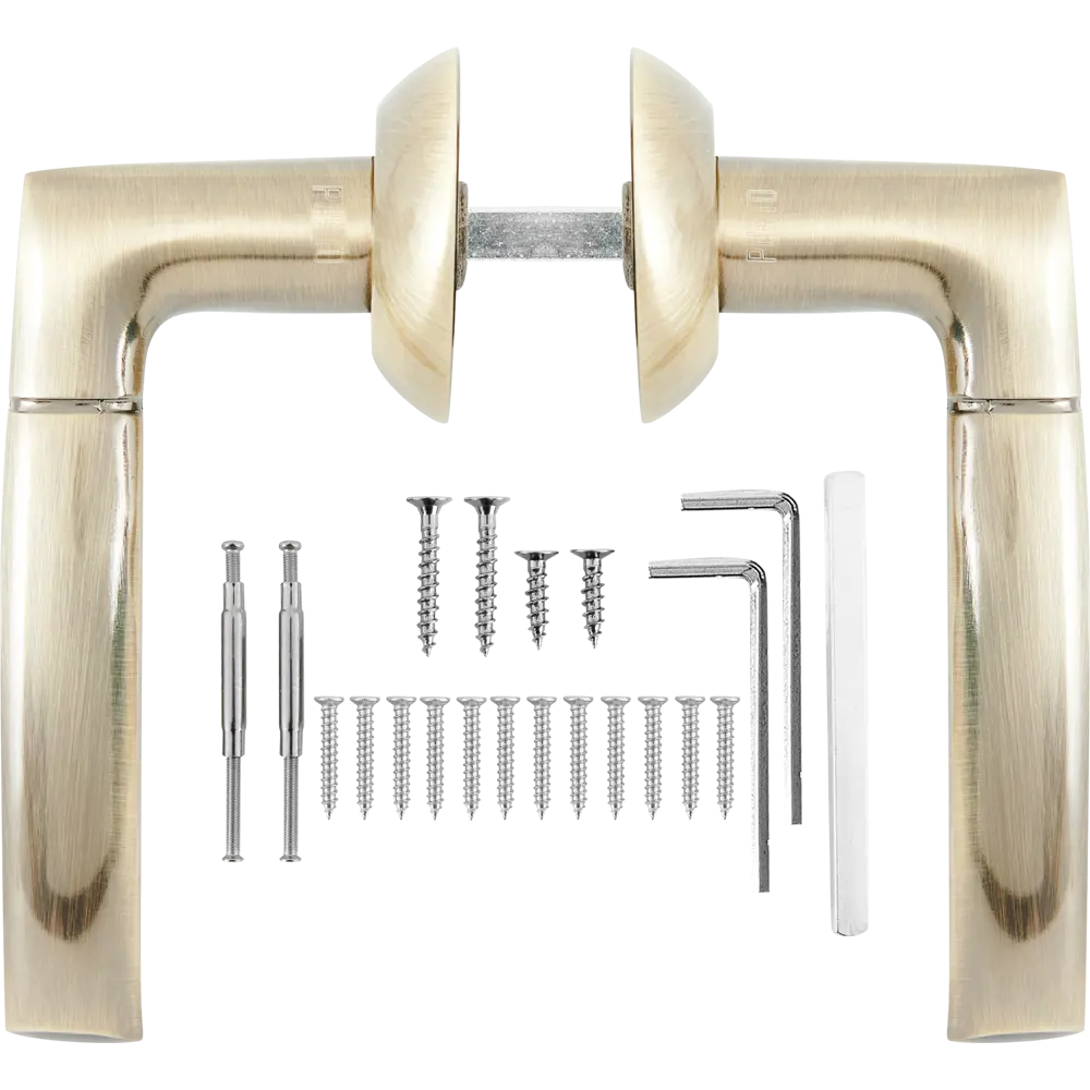 Дверные ручки PUNTO Ardea с механизмом запирания в элегантном бронзовом исполнении 85202164 STLM-0059787 - Вид №1