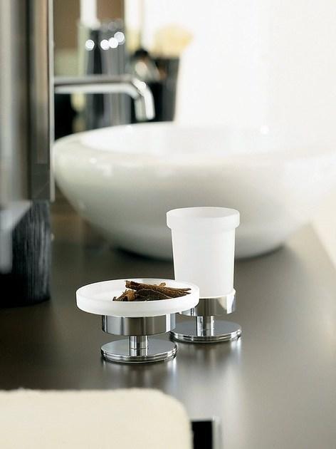 INDA® Подставка для зубных щеток из матового стекла Touch A4610z - Вид №1