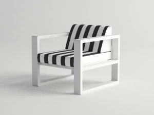 10Deka Садовое кресло из алюминия с подлокотниками Delaz