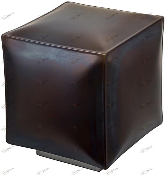 Il Bronzetto Квадратный железный пуф Soft iron Sir 03_a_b_c_d