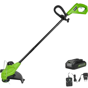 Триммер аккумуляторный GreenWorks 2107207 24 В 1x2 Ач АКБ и ЗУ входит в комплект 85030192 STLM-2096540
