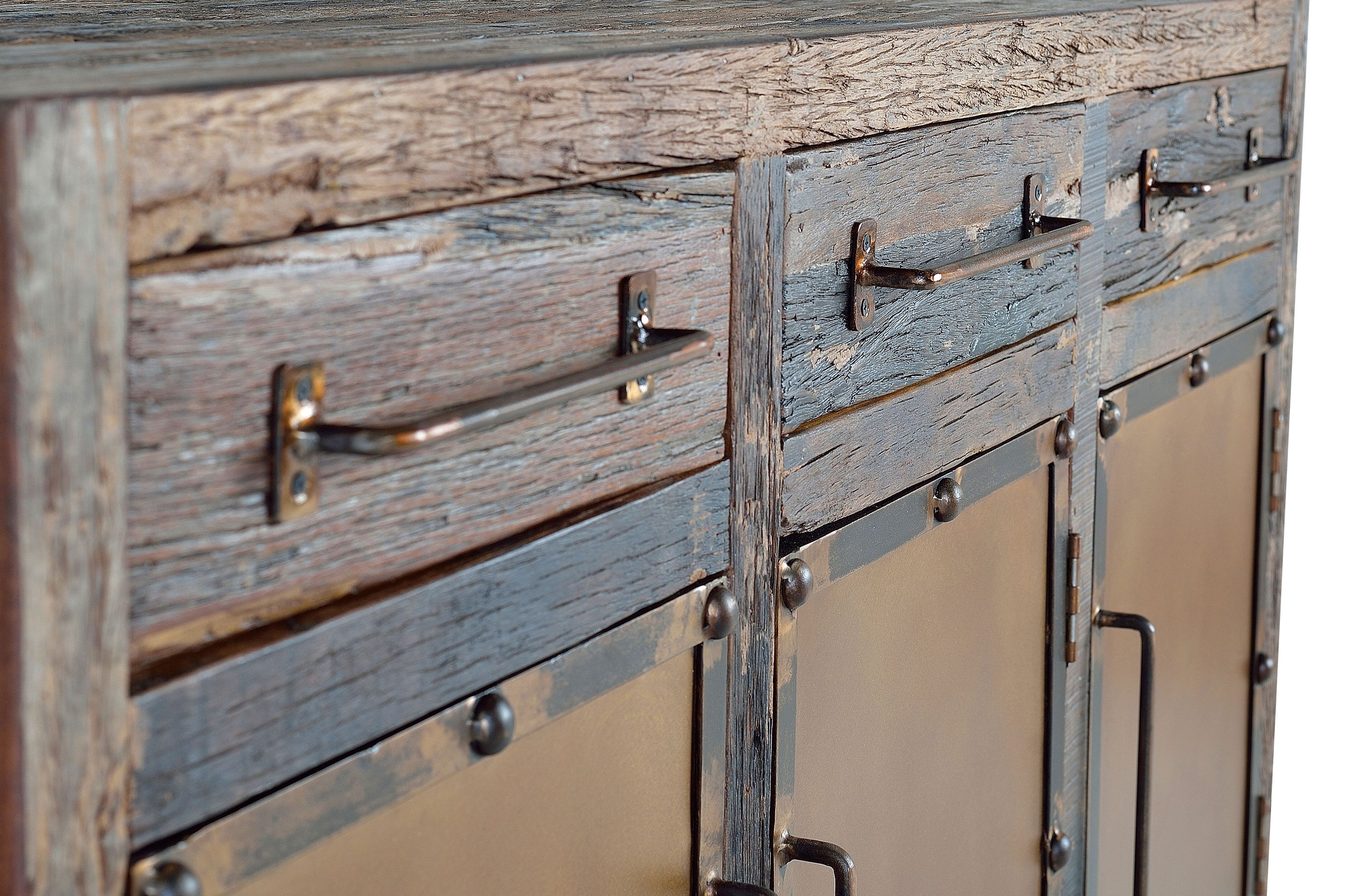 Рециркулированный деревянный шкаф с распашными дверями Giner y Colomer Сандерленд ARCH-00017801 - Вид №2