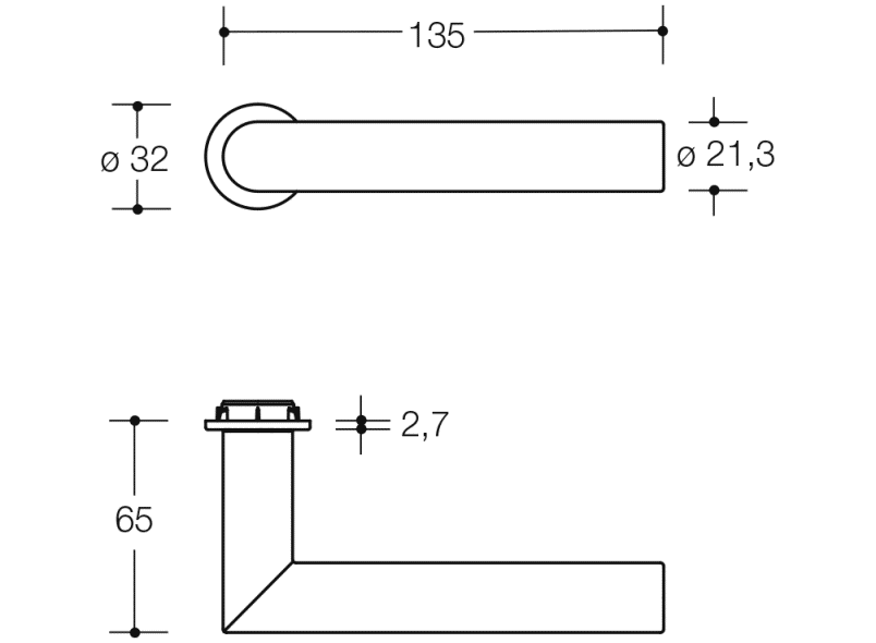 162PBM02.230 Свободно занятое множество HEWI System 162 | Polyamid  - Вид №6