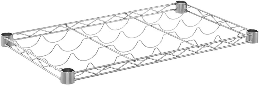 Spaceo Хромированная полка для бутылок 60×35 см 87890936
