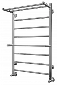 4670030723109 ЭКОНОМ Анкона с полкой П8 500х801 Полотенцесушитель TERMINUS RAL 9003 матовый