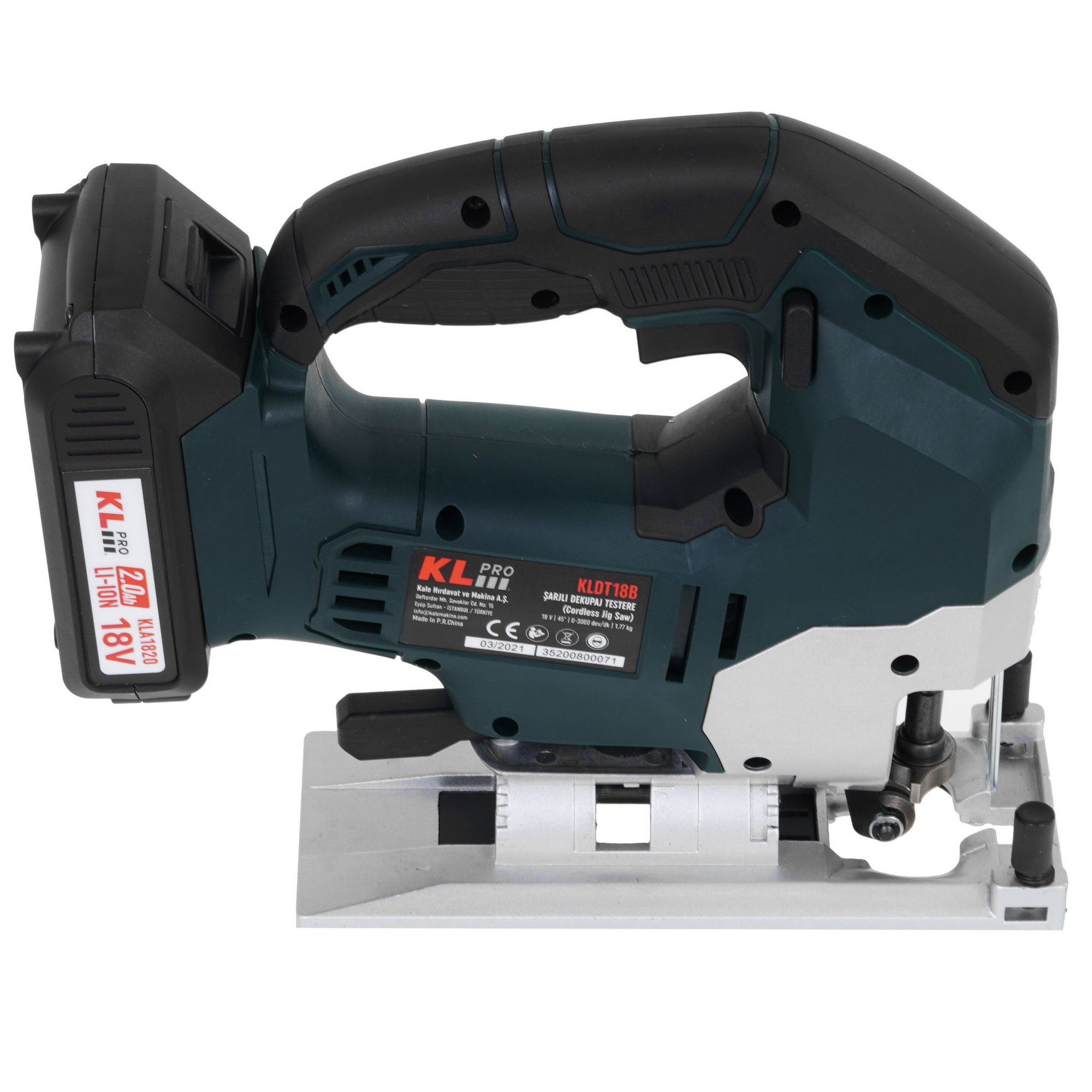 Электрический лобзик KLPRO KLDT18B-20 9150302 STDN-0113484 - Вид №4