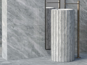 Пол / керамогранит с мраморным эффектом