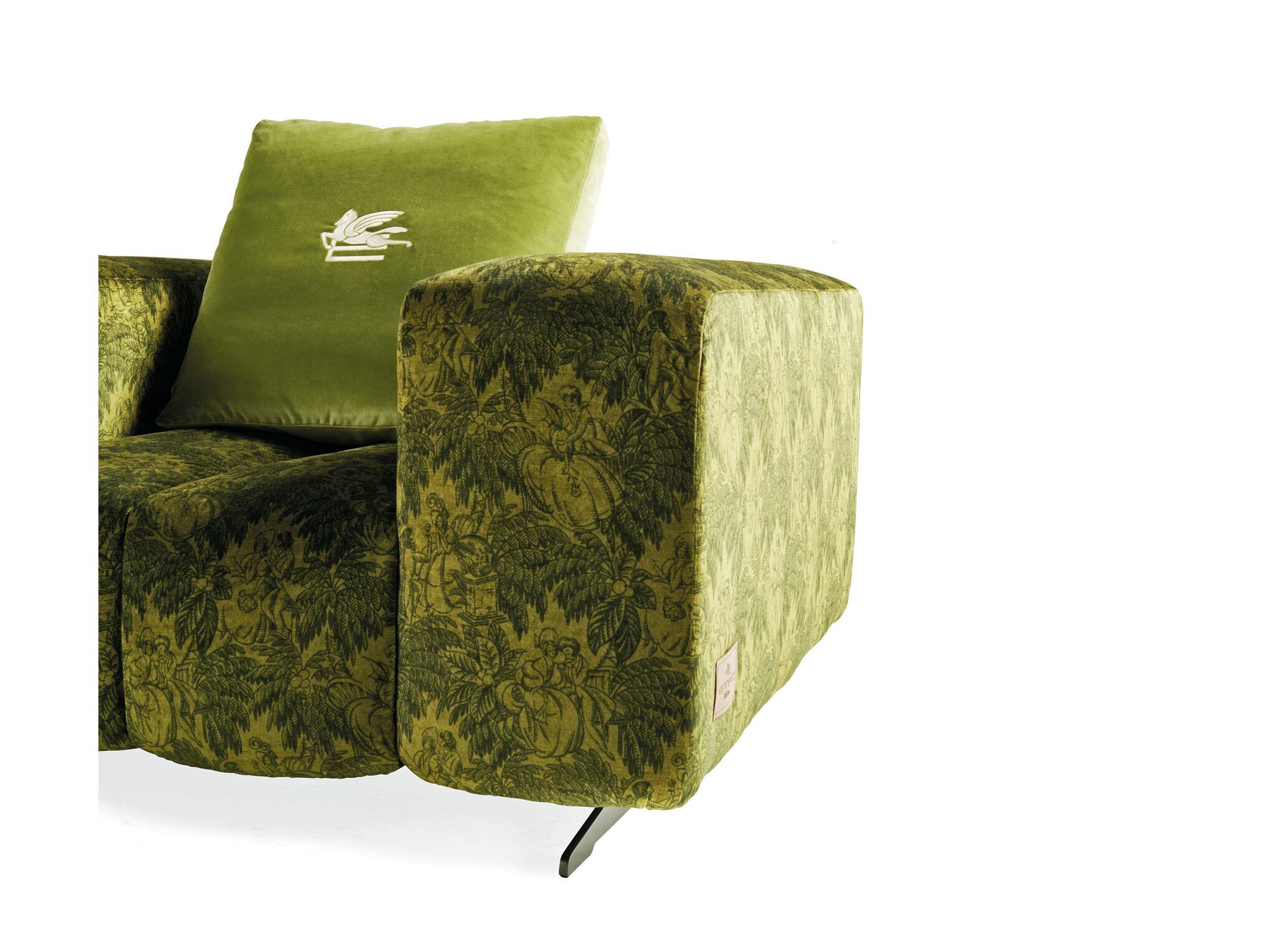 Тканевое кресло с подлокотниками ETRO Home Interiors Ratio ARCH-00069650 - Вид №8