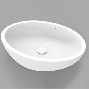 PRL0312 Накладная раковина на столешницу  овальная Dimasi