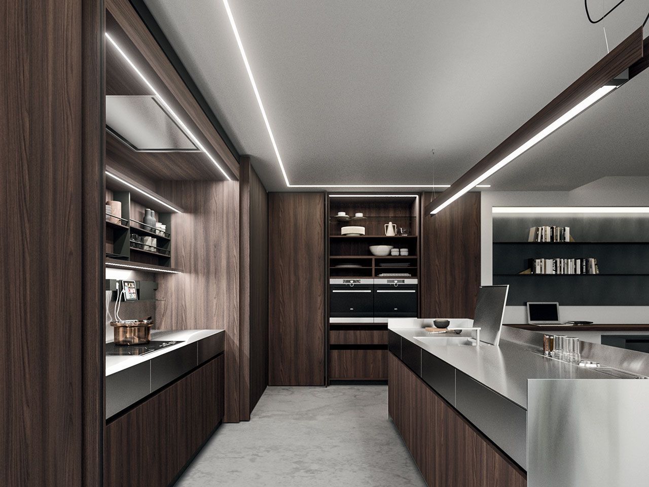 Встроенная кухня Arrital Ak_Project ARCH-00108296 - Вид №3