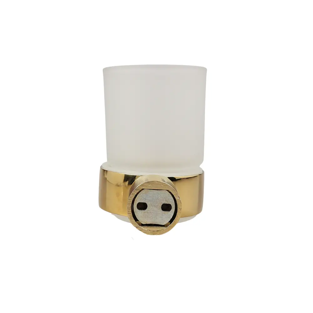 Стакан первый с держателем идея стекло/металл золото Santreyd STLM-2000070 - Вид №4