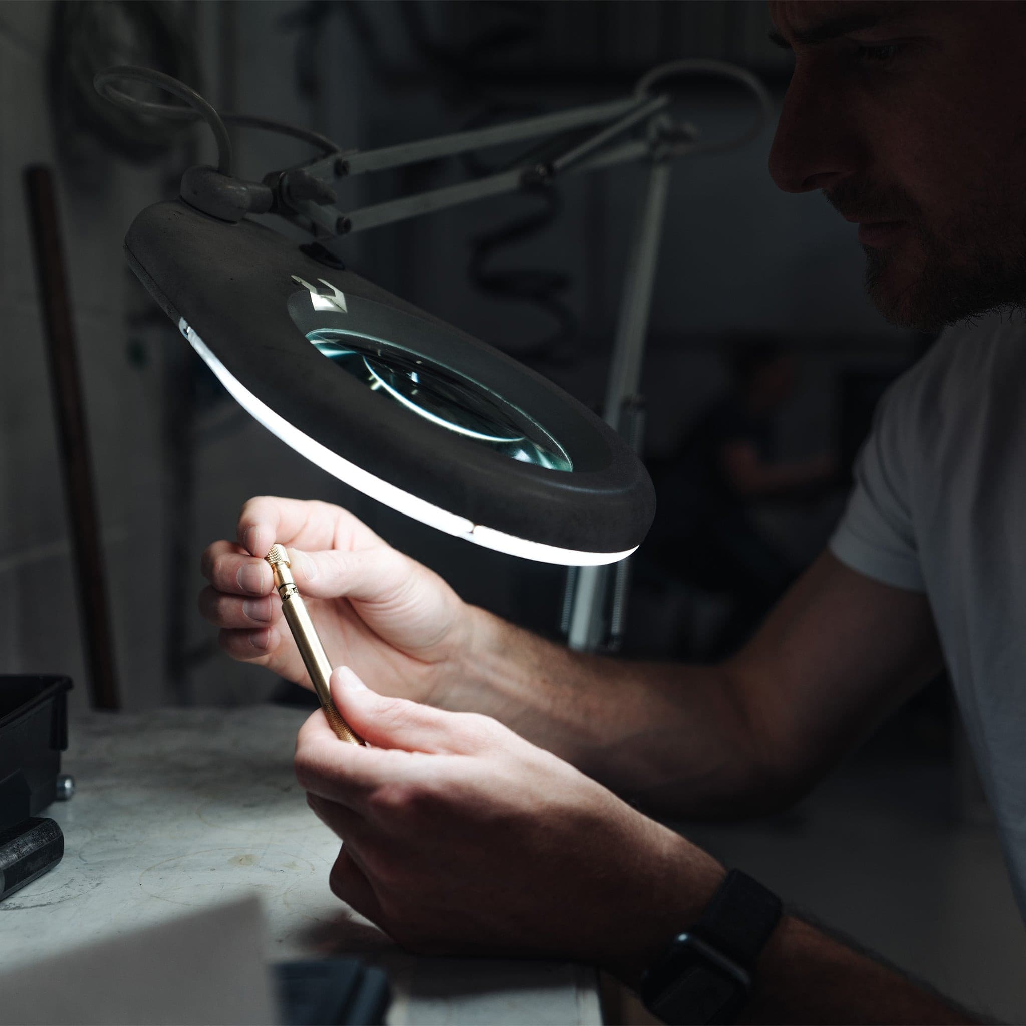 W204STE Механическая ручка - сталь Wingback  - Вид №4